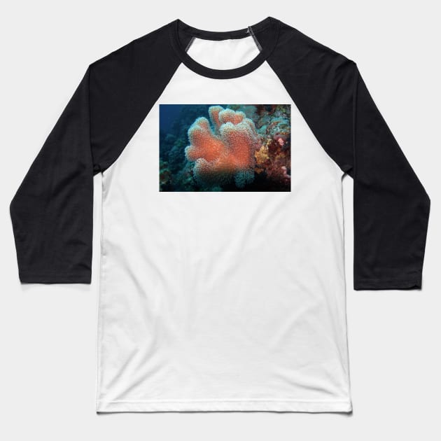 coral reef Baseball T-Shirt by likbatonboot